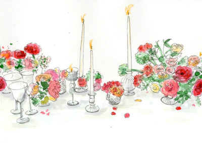 wedding flower design rattiflora